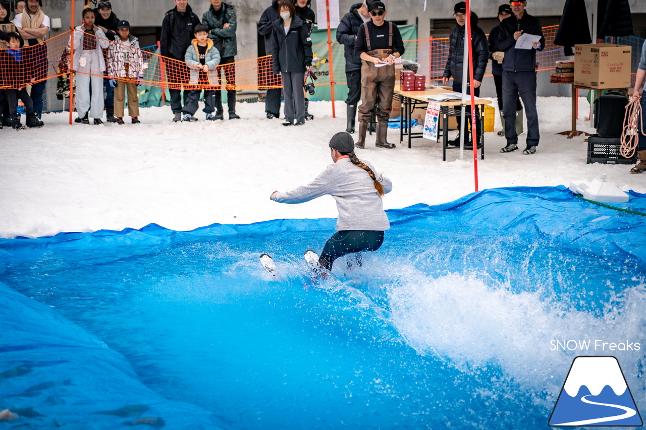 富良野スキー場｜いよいよインターナショナルなイベントに？！春シーズン恒例『第13回 Pond Skimming 池渡り』開催～♪